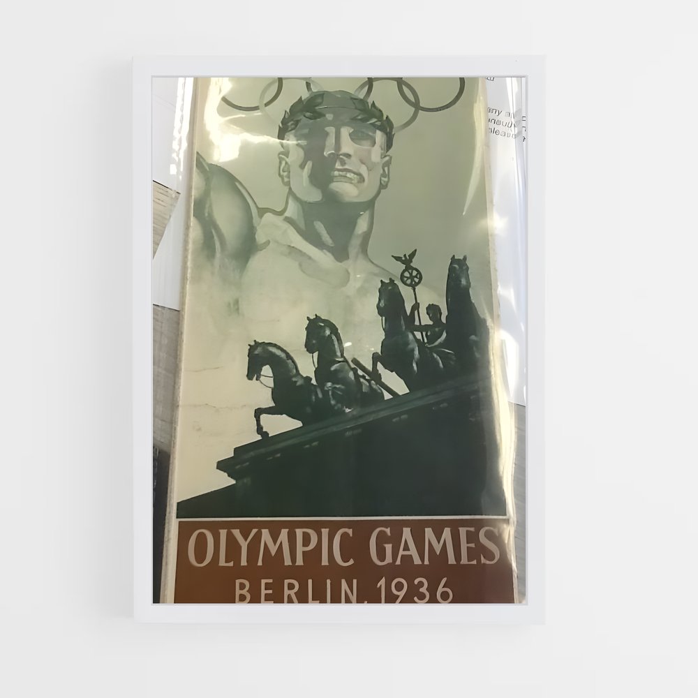 Poster L'Histoire En Pages – affiche Jeux Olympiques (vue 3)